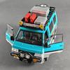 1:24 Mitsubishi Delica Off Road MPV Alloy Diecast Model Sound and Light Toy Home Trendy Display Ornament Kids Toys Gift for Boys