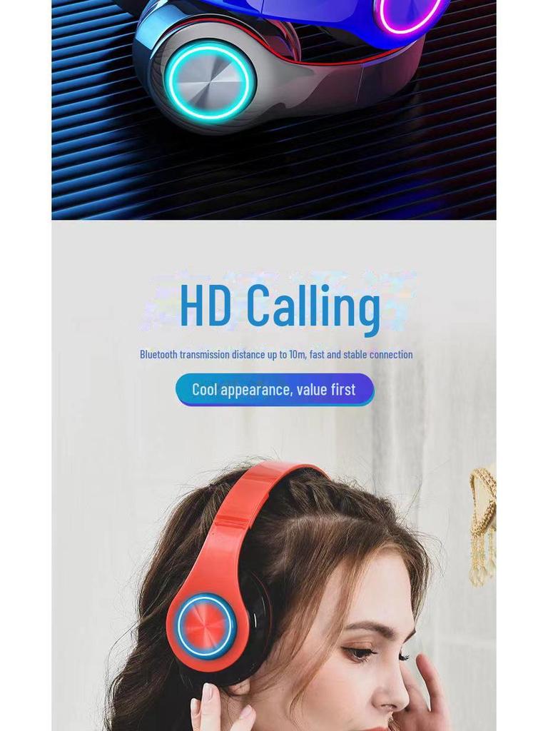 Яркая Bluetooth-гарнитура с мощными басами — беспроводные спортивные и игровые наушники