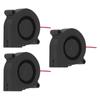 3Pcs Electronic Cooling Fan 6000RPM Blower Cooler Set Kit for Printer DC 12V 0.18A