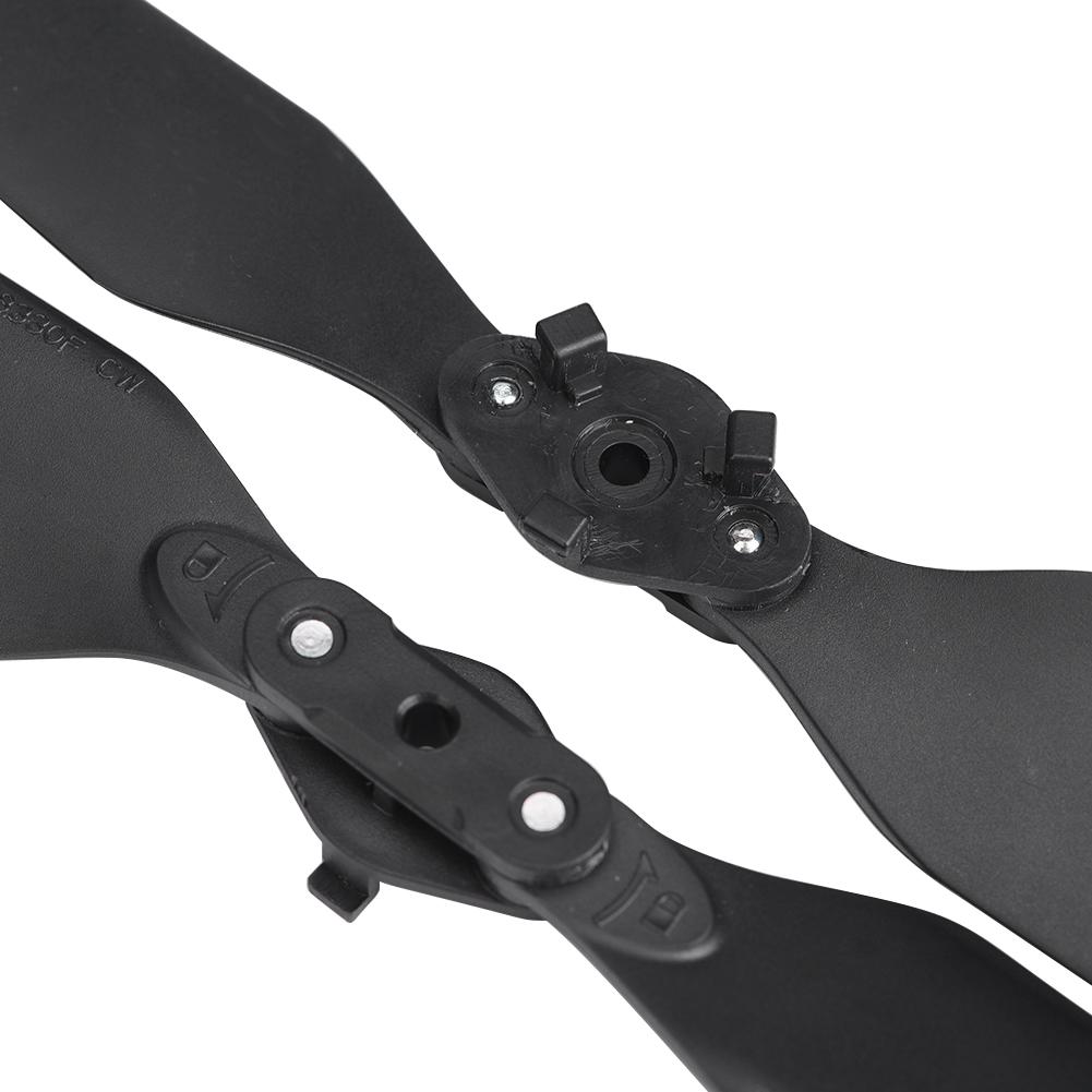 1 пара 8330F Складные быстросъемные пропеллеры Пластиковое лезвие для дрона DJI Mavic Pro (Серебряный)