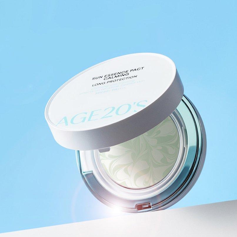 [AGE20's] Успокаивающий солнцезащитный крем Sun Essence Pact с длительной защитой SPF 50+ PA++++ 12,5 г