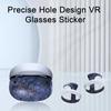 Наклейка для VR-очков Уникальный прозрачный узор Защитная от царапин Легко устанавливается Наклейка для очков VR-гарнитуры для PS VR2