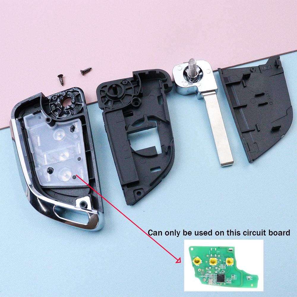 Appearance Upgrade Car Key Housing Key Case Shell for Volkswagen/VW Seat Golf 7 MK7 Vw Tiguan Touran Polo for Skoda Octavia A7