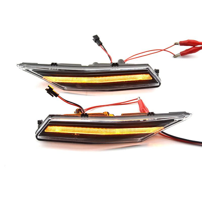 For Porsche Taycan Sedan - Dynamic Led Fender Side Marker Blinkers Sequential Turn Signal Indicators 9J1953041F 9J1945061C