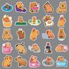 50 Cute Capybara Cartoon Stickers for Water Bottles, Phone Cases, and Laptops