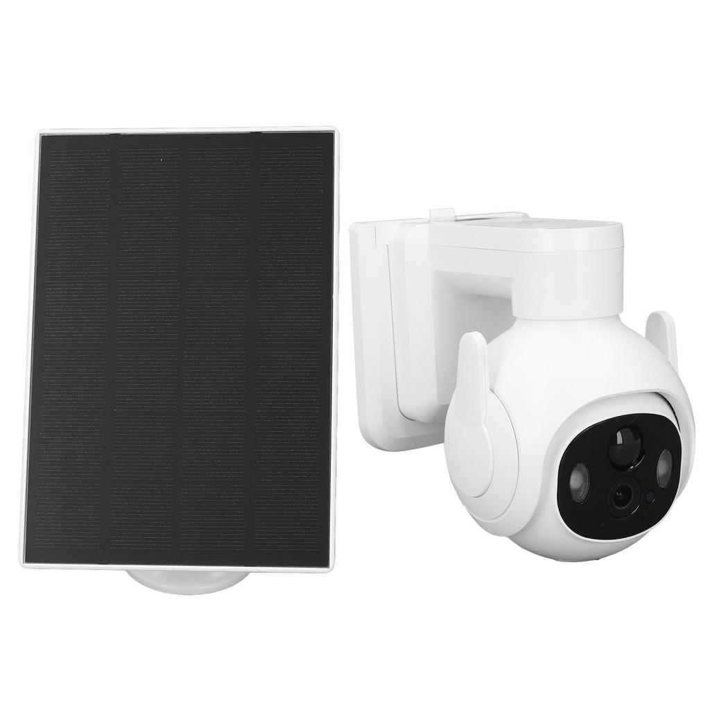 2K Solar Outdoor Security Camera 3MP with 3.5W Solar Panel AI Motion Detection Color Night Vision