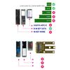 Converter Card Transforming MSATA to M.2 SATA3.0 Converter Card Support 2230 2242 Motherboard Device