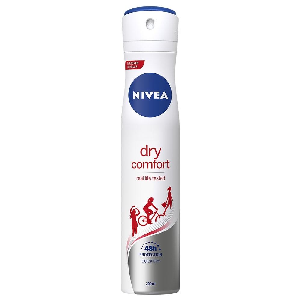 Nivea Спрей-дезодорант 200 мл (Сухой/Яркий/Жемчуг и красота) Выберите 1 из 3