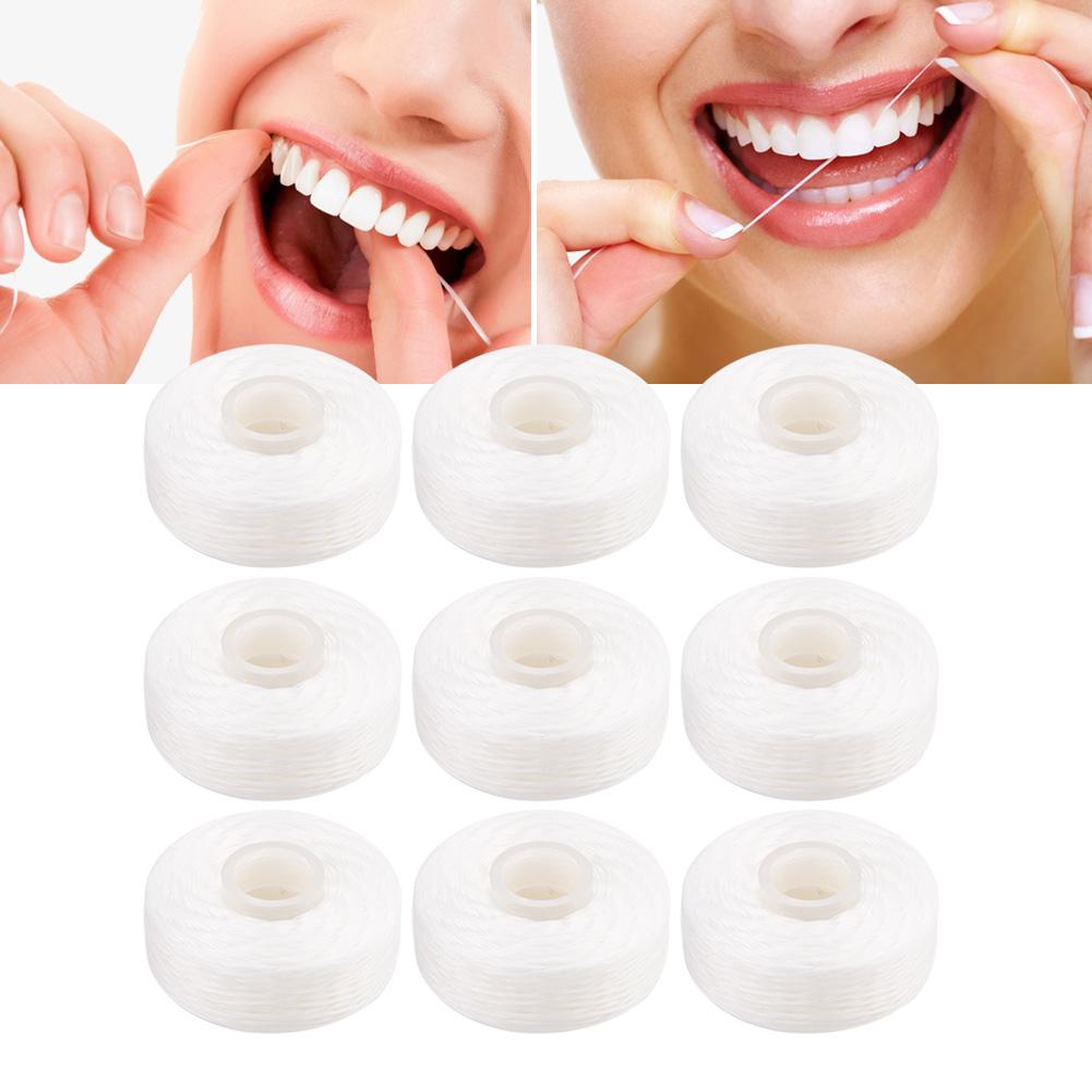 Dental Care Floss Disposable Tooth Cleaner Dental Toothpick Oral Care Tool 50 Meters 9Pcs