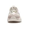 Li Ning Qian Xing Ce 2 CF Su Comfort Versatile Non-Slip Wear-Resistant Low-Top Casual Shoes Women Sneakers Mica-Gray AGLT168-3