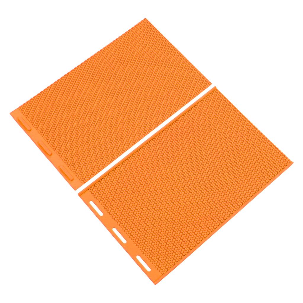 2PCS Beeswax Press Sheets 5.4mm Silicone Flexible Beeswax Foundation Sheet Beekeeper Equipment for
