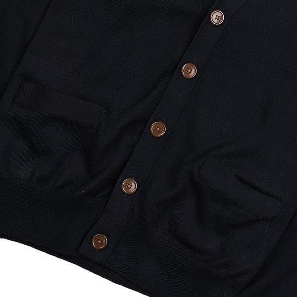 ViVienne WeStwood ViVienne WeStwood Men S Orb Logo V Neck Cardigan 2701000p Y0010 N401