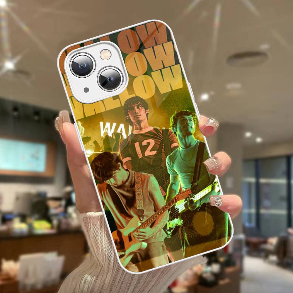 Закаленное стекло для iPhone 14 13 12 11 Pro Mini XS MAX 14Plus X XS XR с изображением группы Indie Rock Wallows
