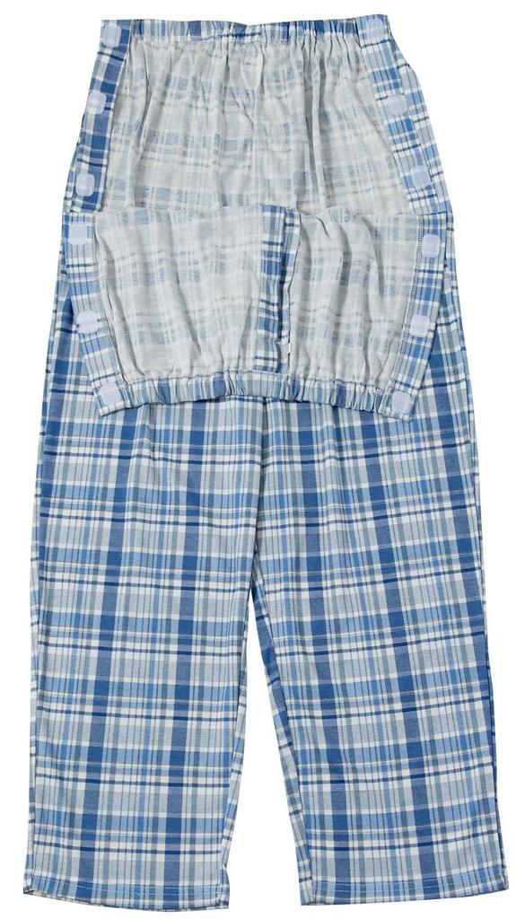 Карта доверия для ухода за больными: Переодевание для лежачих больниц и пациентов, получающих внутривенное введение, Мужская всесезонная пижама, Полуоткрытая, [Поддерживает