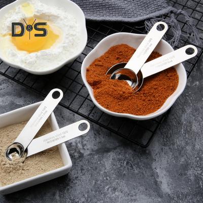1 шт./1 комплект, долговечная мерная ложка с полированной поверхностью, практичная мерная ложка для приправ, специй, порошка, измерительный инструмент