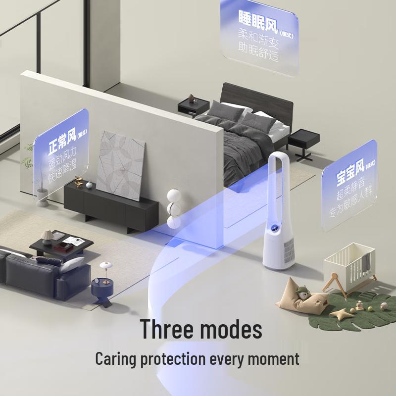 Philips Умный безлопастной вентилятор с очисткой воздуха, штекер CN (адаптер в комплекте)