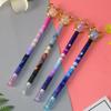 Cute Cartoon Crystal Bear Gel Ink Pens Kawaii Stationery Material Office School Supplies Kids Gifts 1 Piece