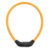 Bike Accessories Cable Chain Resettable Bike Lock 4 Digit Password Combination Number Padlock