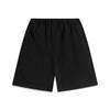 Li-Ning Вышитые буквы Спортивные модные удобные дышащие универсальные свободные повседневные шорты мужские шорты черные AKSU939-3