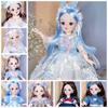 3D Eyes BJD Dolls with Clothes Removable Joints Doll Simulated Eye Hinge Doll  Girls Gifts