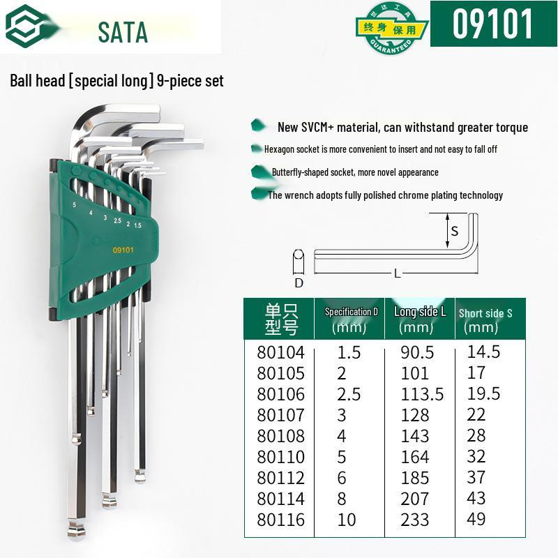 Набор SATA Torx и метрических шестигранных ключей