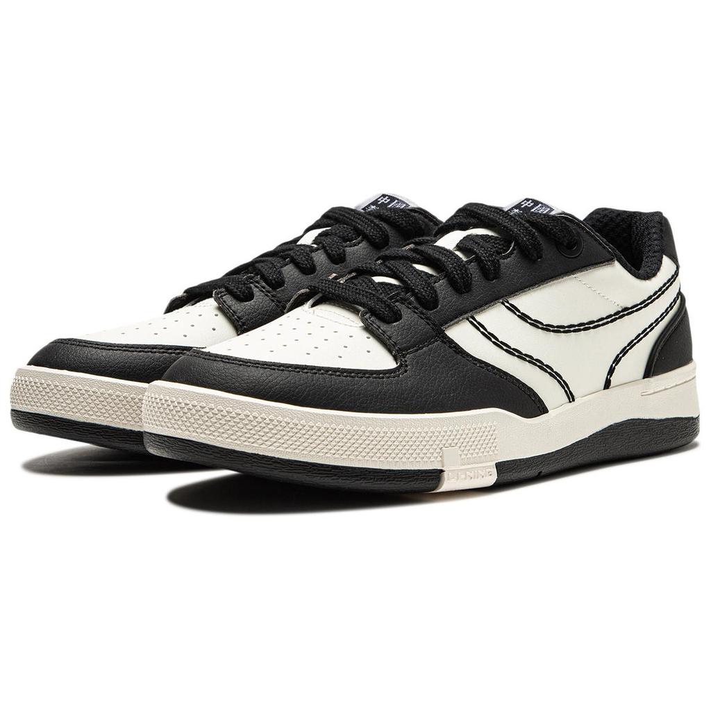 Li Ning синтетическая кожа Zengrong 92S модные удобные нескользящие износостойкие низкие кроссовки для скейтбординга мужские кроссовки белые черные AEPU037-2