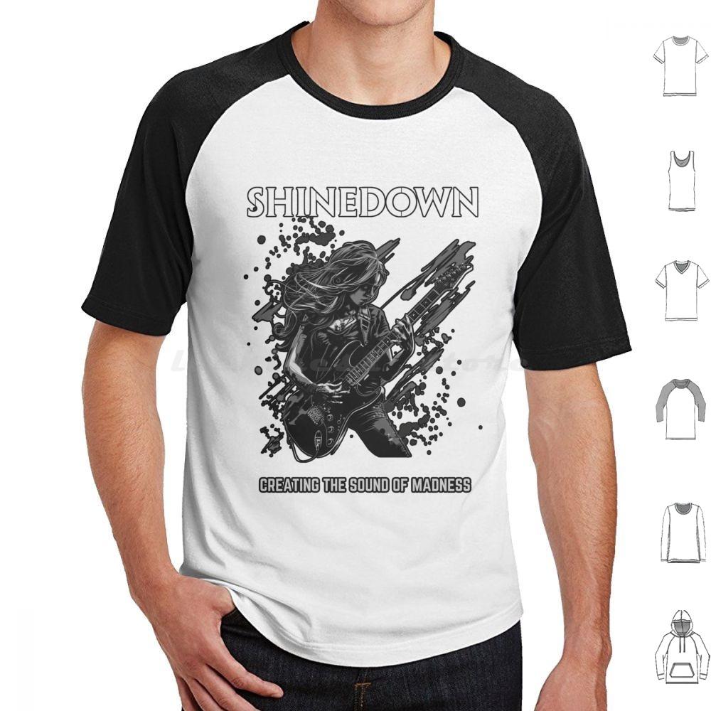 Creating The Sounds Of Madness T Shirt Cotton Men Women DIY Print Shine Down Rockband Rockmusic Fan Band
