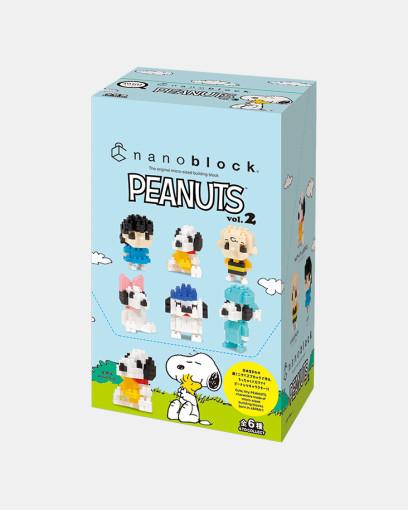 Nanoblock Mini Peanuts Snoopy VOL.2 (box of 6), Korean Popular Bandai