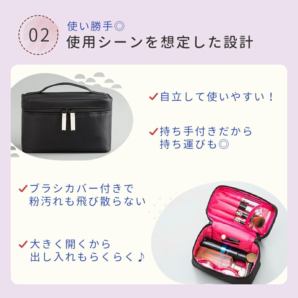 Mitas Косметичка для макияжа, Сумка для макияжа с косметической кистью, Мини-сетчатый бизнес-розовый чехол, Чехол, Хранение, Хранение, Водоотталкивающий нейлон, Ручка, Разделители,
