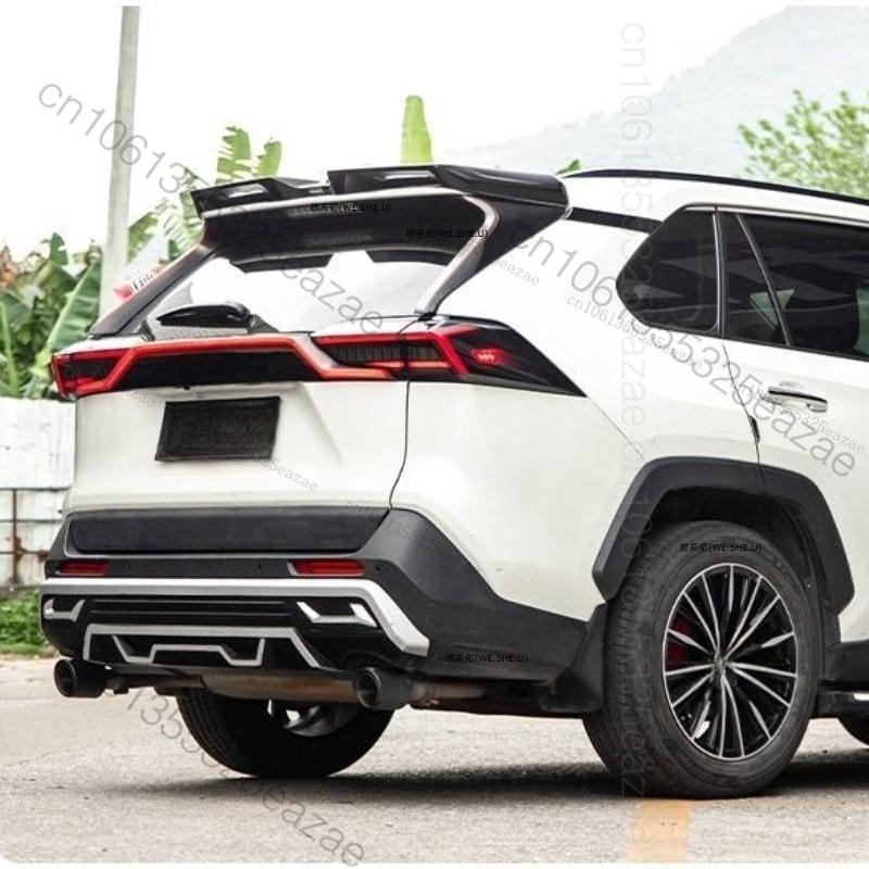 For Toyota RAV4 XA60 2026 2027 Car ABS Sport style Styling Rear Tail Wing Car Roof Fixed Tail Wing Cover Exterior Parts