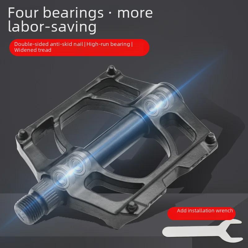 Electric Bicycle Aluminum Alloy Quick-Release Pedals for Mountain and Road Bikes, Universal for Children