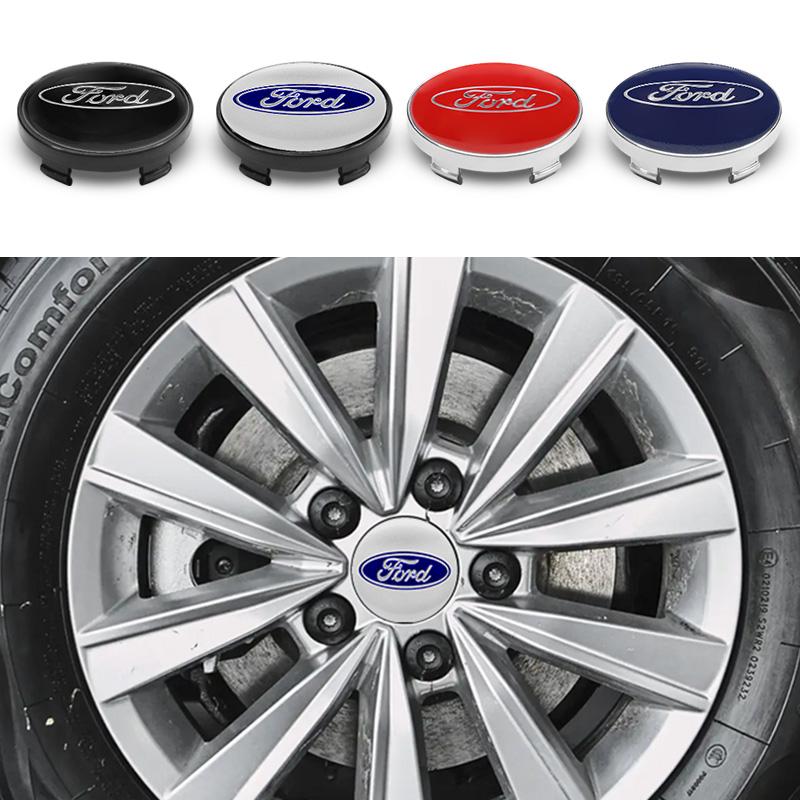 BQYI9 4PCS 60mm Car Styling Wheel Center Hub Caps Rim Cover Badge Emblem For Ford Focus MK2 MK3 Mondeo Escape Kuga Ranger Fusion S-MAX