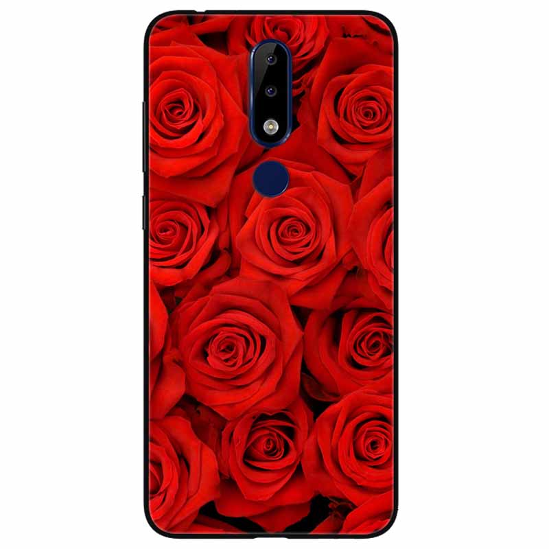Для Nokia 5.1 Plus Чехол Мягкий Силикон Мультфильм Модный ТПУ Чехлы для Телефона для Nokia X5 Обложка 5.1Плюс Милый для NokiaX5 Защитный