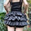 Женские шорты Многослойные рюши в стиле пэчворк с эластичной резинкой на талии Мягкие однотонные пляжные трусы-бикини Прикрытие Шорты для музыкального фестиваля