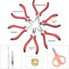 Набор инструментов для самостоятельного изготовления ювелирных изделий: Изогнутые плоскогубцы, пинцет и мини-ножницы