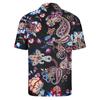 Мужские гавайские рубашки с короткими рукавами и пуговицами с принтом. Мужские повседневные модные рубашки с короткими рукавами.