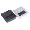 Desk Cord Grommet Wire Hole Cover Line Outlet Port Threading Box Cover Cable Passing Box Office Table Cable Organizer 80X80Mm