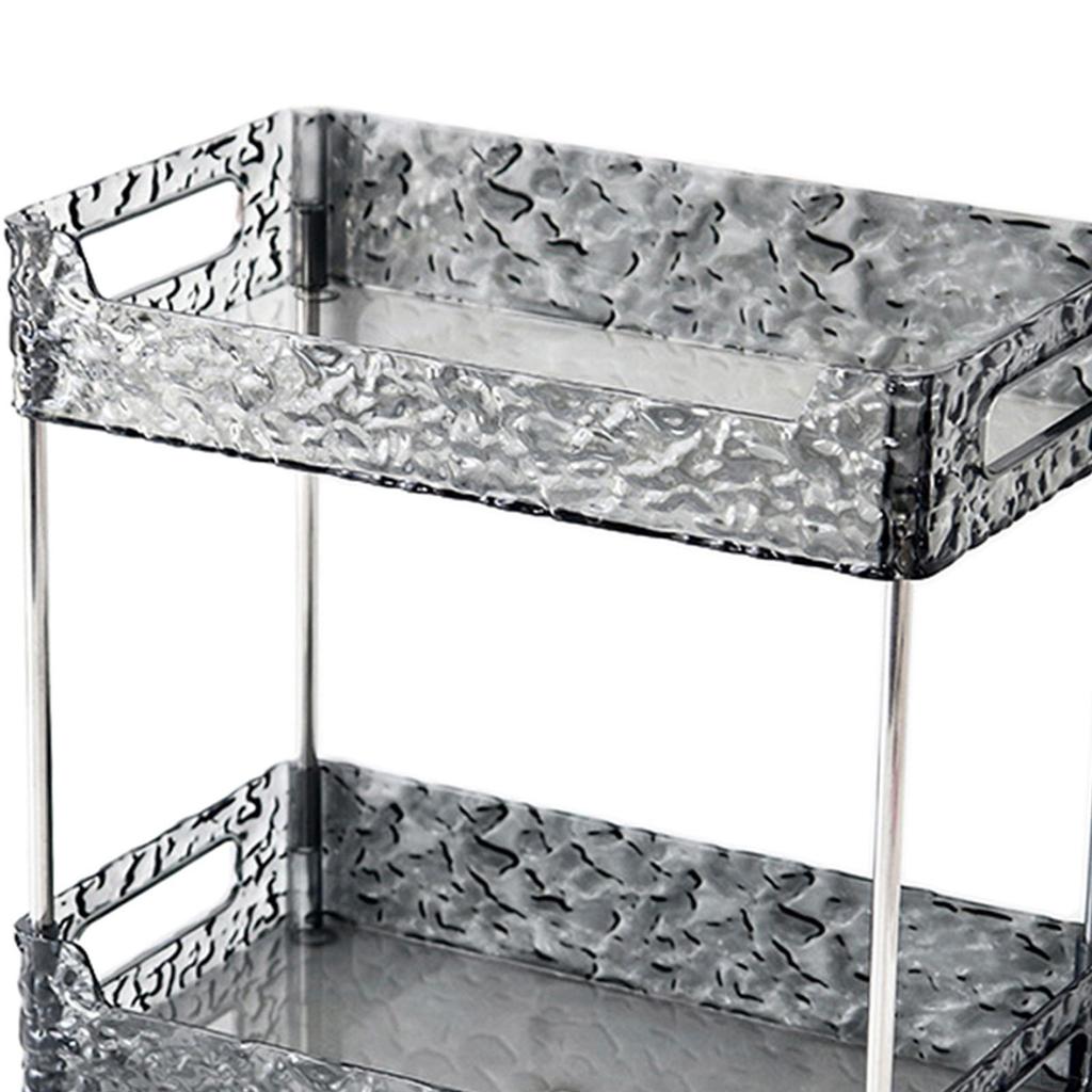 Поднос для хранения в ванной комнате для столешницы - стильная полка для туалетных принадлежностей и косметики