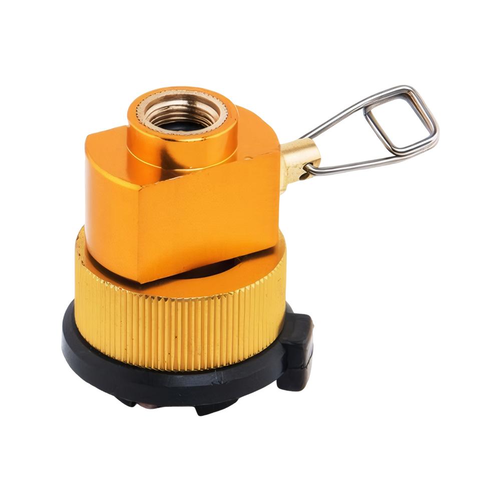 Адаптер для заправки газом Герметичный Адаптер для переоборудования плоского баллона Взрывозащищенный баллон для кемпинга Вентиляционный клапан для кемпинга пикника