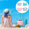 Silicone Insert Pouches for Beach Bag Wallet Charm Phone Holder Case Cosmetics Storage Bag for Travel and Outdoor Use