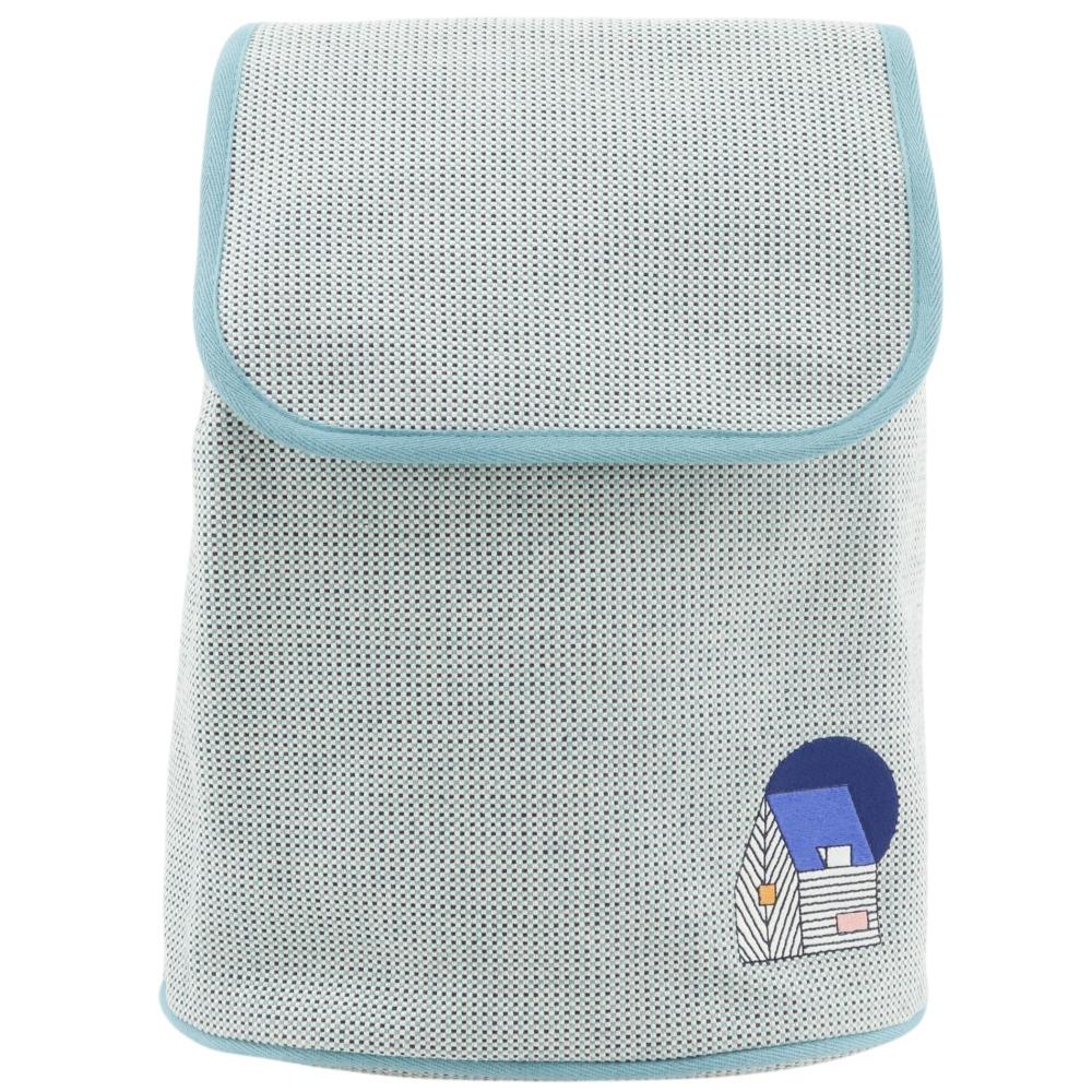 HERMES Les Cabans Backpack Daypack Backpack Kids Collection Blue Tower ash Women Used