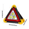 Multifunctional Foldable Triangle Warning Light Quick Charge Portable Bright Eye-Catching Safety Sign for Car Road Emergency