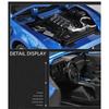 1/32 Ford Mustang Shelby GT500 Alloy Sports Car Model Diecast & Toy Vehicles Metal Car Model Simulation Collection Children Gift