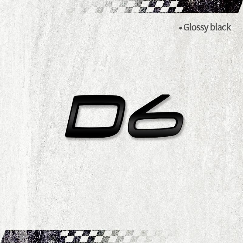 3D Car Sticker D5 D4 D6 D3 D2 Emblem Metal Rear Badge Decal For Volvo XC60 XC90 XC40 XC70 S80 S90 S60 V90 V60 V40 V70 B5 B4 AWD