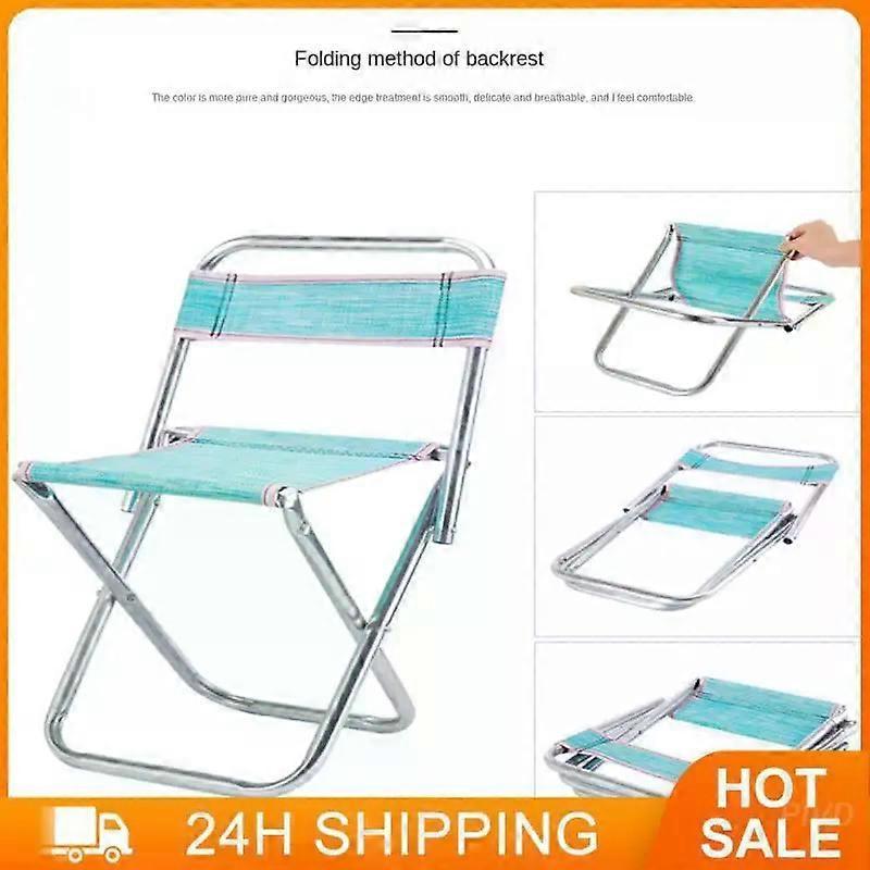 Comfortable Camping Chair Durable Multi-function Fishing Chair Metal Portable Picnic Breathable Backrest Chair Camping Tool 2023