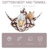 NEW Hammock For Rats Double Thick Plush Warm Bed For Hamster Tree House Beds Sleeping Hamster P E4T0