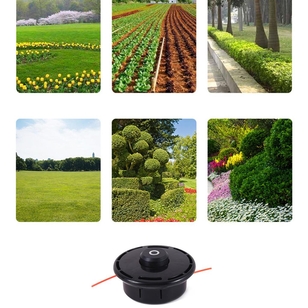 Головка триммера для травы. Легко подстригайте траву с помощью предварительно срезанной лески. Подходит для нескольких триммеров для всех ваших садовых нужд. Выполняйте работу.