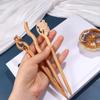 Braided Hairpins Cloud Korean Hair Clip Women Hanfu Hairpins Chinese Hair Fork Wooden Hair Sticks