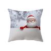 С Рождеством милый снеговик с принтом наволочка для дома, гостиной, украшения дивана, полиэстеровая подушка, наволочка