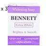 Bennett Thai Whitening Soap Extra White 130g - 1 Pack / 3 Pack / 6 Pack